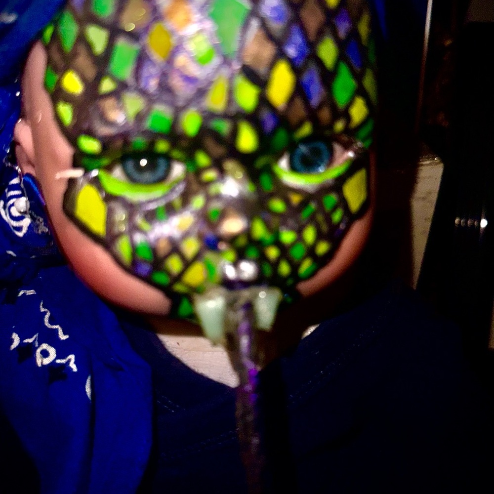 Designers Originals Green and Black Reptile
